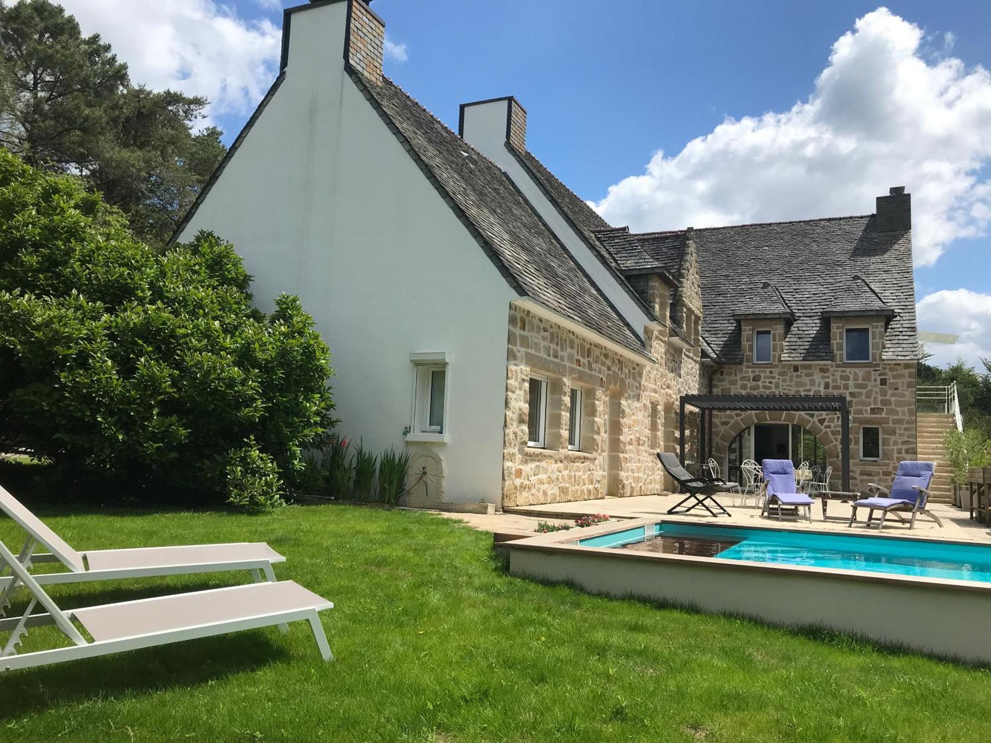 Le Pas Du Faon Bed & Breakfast Caudan Eksteriør bilde
